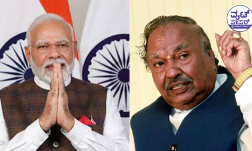 ಶಿವಮೊಗ್ಗದಲ್ಲಿ ಪ್ರಧಾನಿ ಮೋದಿ ಭಾವಚಿತ್ರಕ್ಕಾಗಿ ಫೈಟ್: ಕೋರ್ಟ್ ಮೊರೆ ಹೋದ ಈಶ್ವರಪ್ಪ