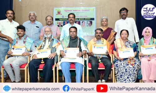 ಪಠ್ಯದ ಜೊತೆಗೆ ಕೃತಿಗಳ ಓದುವ ಹವ್ಯಾಸದಿಂದ ಜ್ಞಾನದ ಖಜಾನೆ ತೆರೆದುಕೊಳ್ಳುತ್ತದೆ: ಕೆ.ವಿ.ಪ್ರಭಾಕರ್