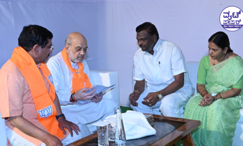 ಅಮಿತ್ ಶಾ- ನಿರಂಜನ್ ಹಿರೇಮಠ ಭೇಟಿ