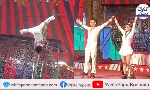 ಜೆಮಿನಿ‌ ಸರ್ಕಸ್ ನಲ್ಲಿ ದೇಶ ವಿದೇಶಗಳ ಹೆಸರಾಂತ ಕಲಾವಿದರಿಂದ ಅಮೋಘ ಪ್ರದರ್ಶನ