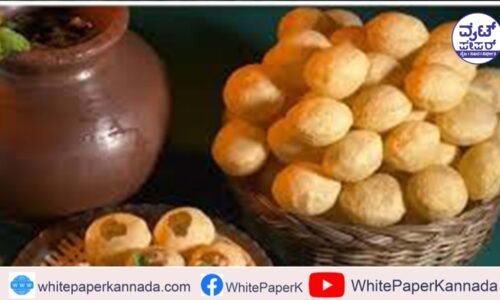ಪಾನಿಪುರಿ ಪ್ರಿಯರೆ ನಿಮಗೊಂದು ಶಾಕಿಂಗ್ ನ್ಯೂಸ್ !