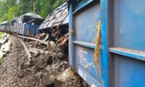 ದೂದಸಾಗರ ಬಳಿ ಹಳಿ ತಪ್ಪಿದ ಗೂಡ್ಸ್ ರೈಲು