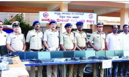 ಕಟ್ಟಡ ಕಾರ್ಮಿಕರ ಮಕ್ಕಳಿಗೆ ವಿತರಿಸಲು ತಂದಿದ್ದ 101 ಲ್ಯಾಪ್‌ಟಾಪ್ ಕಳ್ಳತನ: 26 ಮಂದಿ ಆರೋಪಿಗಳ ಬಂಧನ