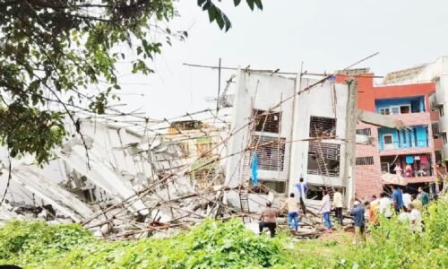 ನಿರ್ಮಾಣ ಹಂತದ ಕಟ್ಟದ ಕುಸಿತ: ಸಾವಿನ ಸಂಖ್ಯೆ 5ಕ್ಕೆ ಏರಿಕೆ