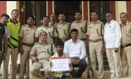 ಶ್ರೀಗಂಧ ಮರ ಕಡಿದ ವ್ಯಕ್ತಿಯ ಬಂಧನ