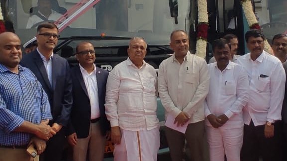 20 ಹೊಸ ವೋಲ್ವೋ ಬಸ್ ಗಳ ಸಂಚಾರಕ್ಕೆ ಸಚಿವ ರಾಮಲಿಂಗಾ ರೆಡ್ಡಿ ಚಾಲನೆ