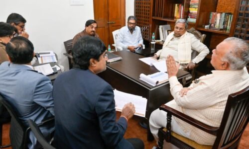 ಸಿಎಂ ಜತೆಗೆ ಸಾರಿಗೆ ಮತ್ತು ಮುಜರಾಯಿ ಇಲಾಖೆಯ ಬಜೆಟ್ ಪೂರ್ವಭಾವಿ ಸಭೆ