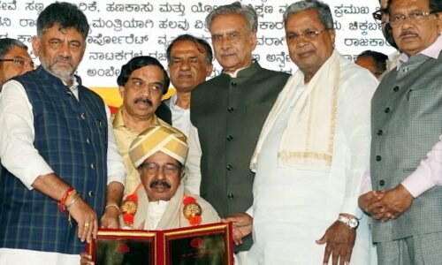 ಡಿ.ಕೆ ಶಿವಕುಮಾರ್ ಸಿಎಂ ಆಗುವುದನ್ನು ತಪ್ಪಿಸಲು ಸಾಧ್ಯವೇ ಇಲ್ಲ: ಮಾಜಿ ಸಿಎಂ ವೀರಪ್ಪ ಮೊಯ್ಲಿ