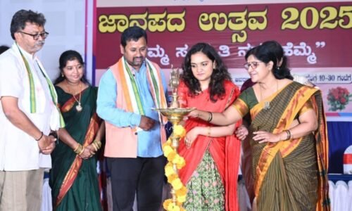 ಕೆ.ಆರ್.ಪುರ : ಸರ್ಕಾರಿ ಪದವಿ ಕಾಲೇಜಿನಲ್ಲಿ ಜಾನಪದ ಉತ್ಸವದ ಸಡಗರ