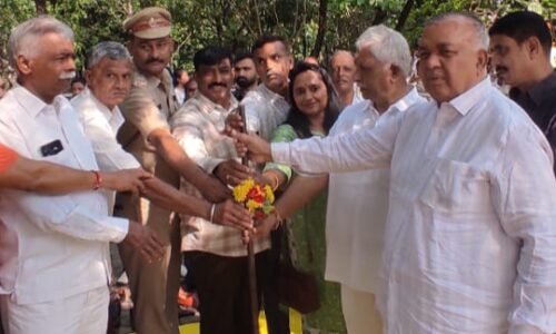 ಕದಂಬ ಉದ್ಯಾನ ದಲ್ಲಿ ವಿವಿಧ ಕಾಮಗಾರಿಗಳಿಗೆ ಸಚಿವ ರಾಮಲಿಂಗಾ ರೆಡ್ಡಿ ಚಾಲನೆ