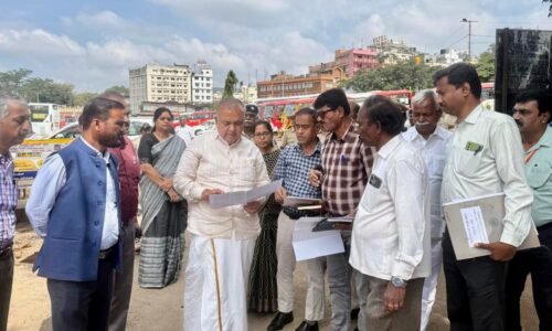 ಕೆಂಪೇಗೌಡ ಬಸ್ ನಿಲ್ದಾಣಕ್ಕೆ ಸಚಿವ ರಾಮಲಿಂಗಾ ರೆಡ್ಡಿ ದಿಢೀರ್ ಭೇಟಿ: ಪರಿಶೀಲನೆ
