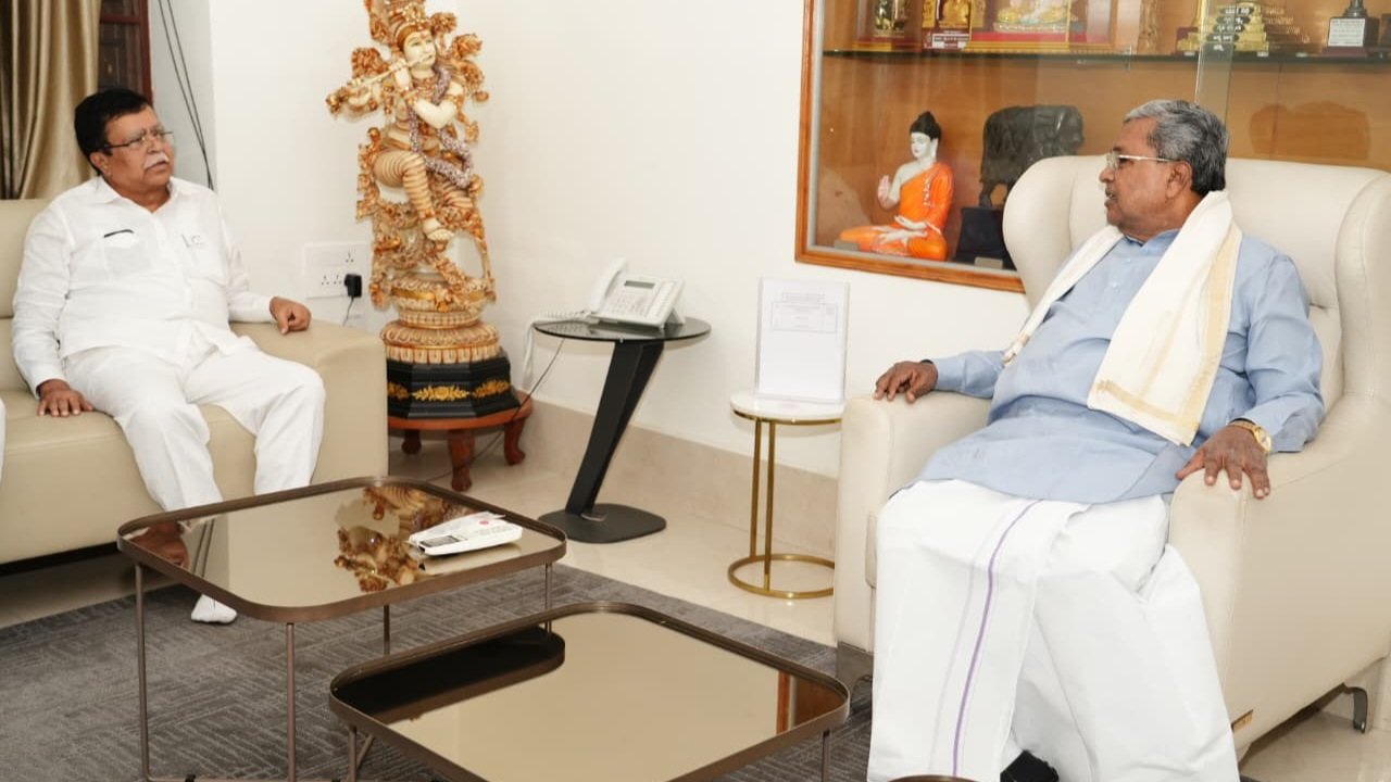 ಇಂದು ಸಿಎಂ ಸಿದ್ದರಾಮಯ್ಯ ಭೇಟಿಯಾದ ಕೆ.ಎನ್.ರಾಜಣ್ಣ