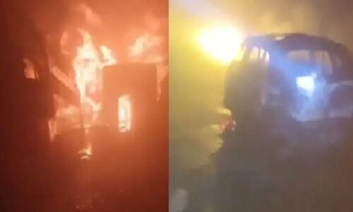 ದಟ್ಟಮಂಜಿನ ಪರಿಣಾಮ ದೆಹಲಿ- ಆಗ್ರಾ ಎಕ್ಸ್‌ಪ್ರೆಸ್‌ ಹೈವೆಯಲ್ಲಿ ಅಪಘಾತ;3 ಕಾರು, 7 ಬಸ್ ಗಳಿಗೆ ಬೆಂಕಿ: ನಾಲ್ವರು ಸಾವು