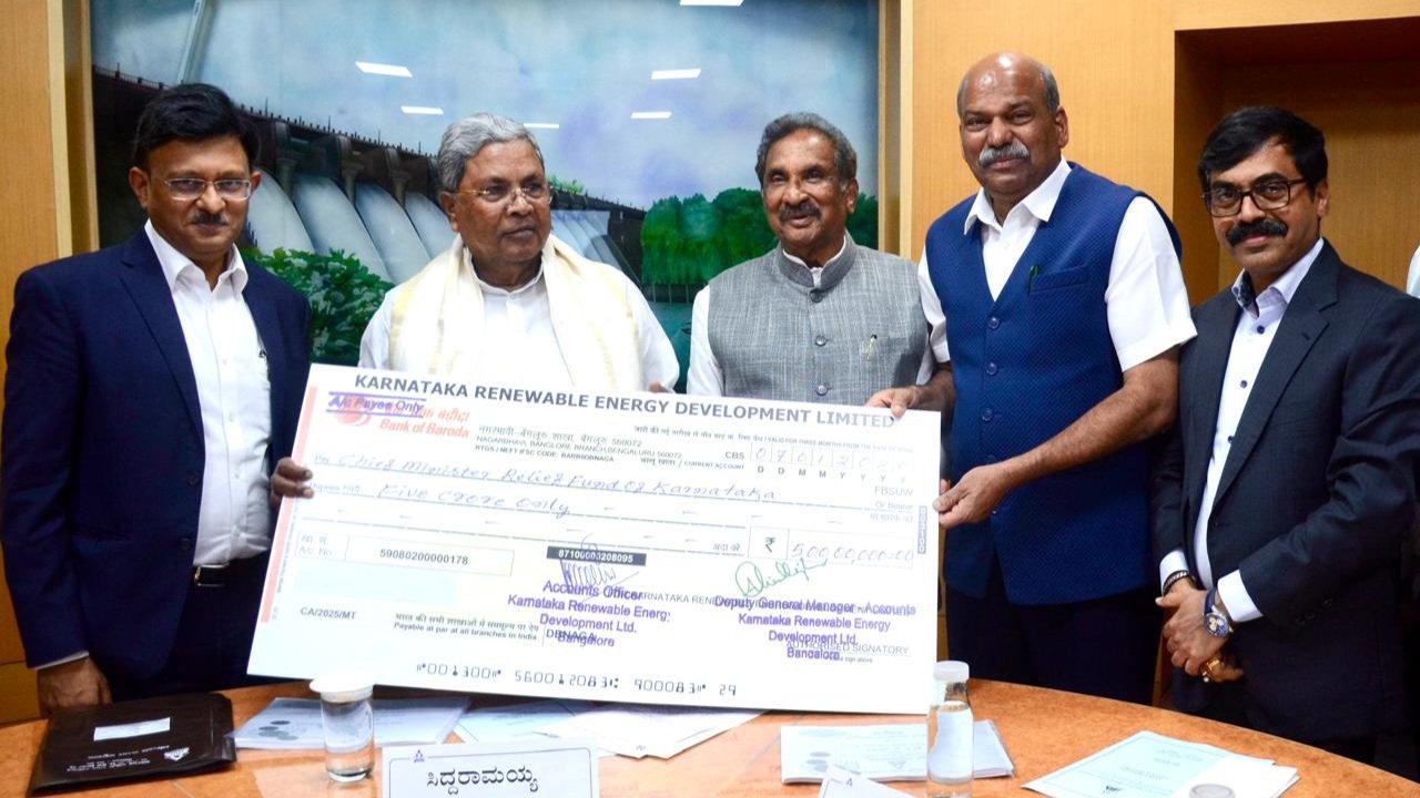 ಮುಖ್ಯಮಂತ್ರಿಯವರಿಗೆ 77.17 ಕೋಟಿ ರೂ. ಲಾಭಾಂಶ ಅರ್ಪಿಸಿದ ಕ್ರೆಡಲ್ !