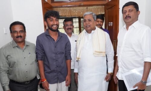 ಸಿಎಂ ಸಿದ್ದರಾಮಯ್ಯ ಭೇಟಿಯಾದ ಬಿಗ್ ಬಾಸ್ ವಿನ್ನ ಗಿಲ್ಲಿ ನಟ