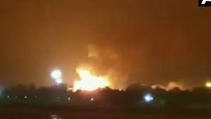 ಆಂದ್ರಪ್ರದೇಶ: ONGC ಪೈಪ್‌ಲೈನ್ ಸ್ಪೋಟ: ಭಾರಿ ಪ್ರಮಾಣದ ಬೆಂಕಿ