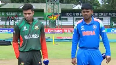U-19 WORLDCUP: ಬಾಂಗ್ಲಾ-ಭಾರತ ನಡುವಿನ ಪಂದ್ಯದಲ್ಲಿ ಹ್ಯಾಂಡ್‌ಶೇಕ್ ವಿವಾದ