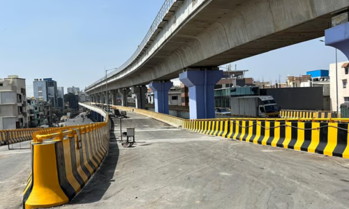 ಸಿಲ್ಕ್ ಬೋರ್ಡ್ ಜಂಕ್ಷನ್‌ನಲ್ಲಿರುವ ನಗರದ ಮೊದಲ ಡಬಲ್ ಡೆಕ್ಕರ್ ಫ್ಲೈಓವರ್ ಸಂಚಾರಕ್ಕೆ ಸಿದ್ಧವಾಗಿದೆ.