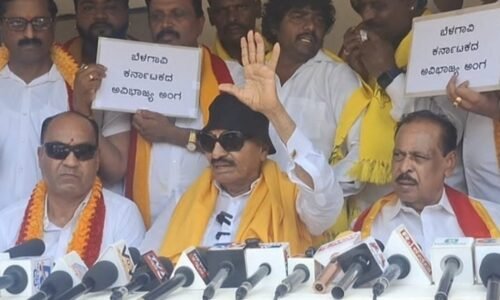ಬೆಳಗಾವಿ ಕರ್ನಾಟಕದ ಅವಿಭಾಜ್ಯ ಎಂಬ ಠರಾವು ಹೊರಡಿಸಲು ಕನ್ನಡ ಹೋರಾಟಗಾರರ ಒತ್ತಾಯ