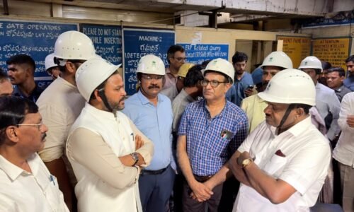 ವಿಶಾಖಪಟ್ಟಣ ಉಕ್ಕು ಕಾರ್ಖಾನೆಯಲ್ಲಿ ಅವಘಡ: ದುರಂತ ಸ್ಥಳಕ್ಕೆ ಕೇಂದ್ರ ಸಚಿವ HDK