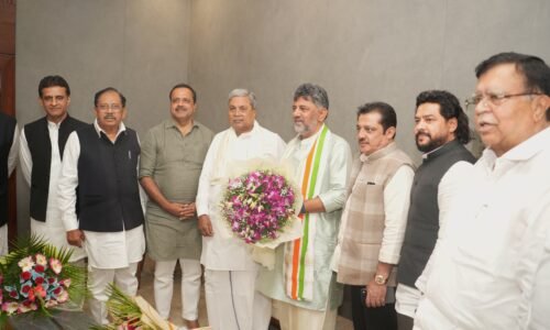 ಡಿಕೆಶಿ ವಿಸ್ತರಿತ ಮಂತ್ರಿಮಂಡಲದ 19 ನೂತನ ಸಚಿವರ ಪ್ರಮಾಣವಚನ
