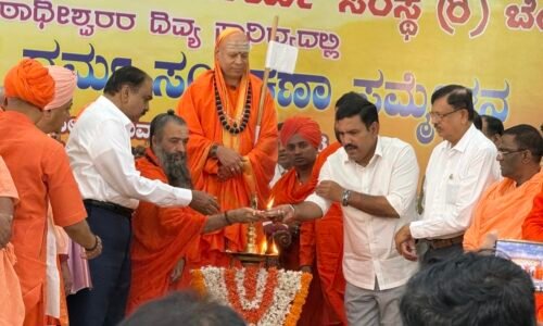 ವೀರಶೈವ ಲಿಂಗಾಯತ ಸಮಾಜದ ಒಗ್ಗಟ್ಟು ಕಾಪಾಡುವುದು ಎಲ್ಲರ ಜವಾಬ್ದಾರಿ: ವಿಜಯೇಂದ್ರ