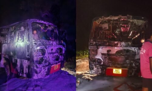 ಕುಕ್ಕೆ ಸುಬ್ರಹ್ಮಣ್ಯ ಬಳಿ KSRTC ಬಸ್ ಗೆ ಬೆಂಕಿ: 37 ಪ್ರಯಾಣಿಕರು ಅಪಾಯದಿಂದ ಪಾರು